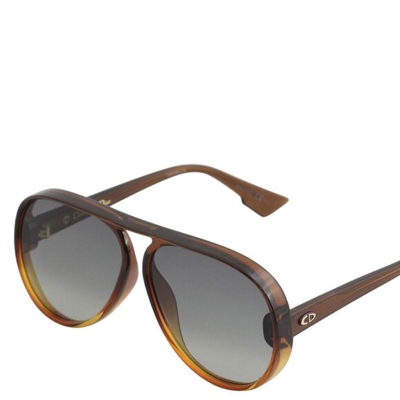 Chrisitan Dior Brown acetate Christian Dior DiorLia sunglasses Aviators - Picture 1 of 13